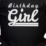 Birthday Girl Baby Black Bodysuit
