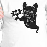Boo French Bulldog Ghost Baby White Shirt
