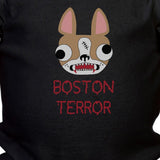 Boston Terror Terrier Baby Black Bodysuit