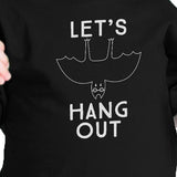 Let's Hang Out Bat Baby Black Shirt