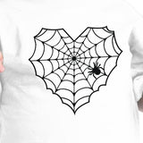 Heart Spider Web Baby White Shirt