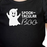 Spook-Tacular Boo Baby Black Bodysuit