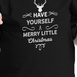 Have Yourself A Merry Little Christmas Baby Black Shirt