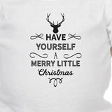 Have Yourself A Merry Little Christmas Baby White Bodysuit