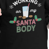 Working On My Santa Body Baby Black Shirt