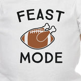 Feast Mode Baby White Bodysuit