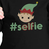 Hashtag Selfie Elf Baby Black Shirt