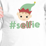 Hashtag Selfie Elf Baby White Shirt