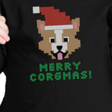 Merry Corgmas Corgi Baby Black Shirt