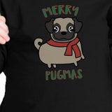 Merry Pugmas Pug Baby Black Shirt