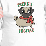 Merry Pugmas Pug Baby White Shirt