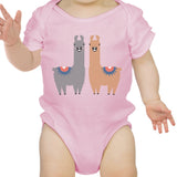 Llama Pattern Baby Bodysuit Gift