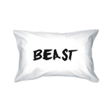 His and Hers Pillowcases- Beauty and the Beast Pillow Covers for Couples