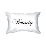 His and Hers Pillowcases- Beauty and the Beast Pillow Covers for Couples