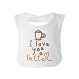 Love A Latte Infant Gift Baby Teething Bib
