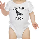 Wolf Papa Mens White Graphic T-Shirt Funny Gift Idea For New Dads