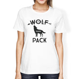 Wolf Papa Mens White Graphic T-Shirt Funny Gift Idea For New Dads