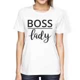 Boss Man Mens White Graphic T-Shirt Matching Outfits For Family