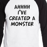 Created A Monster Small Pet and Dad Matching Baseball Jerseys Funny