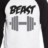 Beast In Training Small Pet and Dad Matching Baseball Jerseys Black