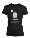 I'll Be Your Chocolate & I'll Be Your Marshmallow Matching Couple Shirts (his & hers Set)