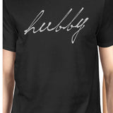Hubby Wifey Matching Couple Gift Shirts Black For Valentine's Day