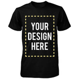 Custom T-shirt Photo Design Print  Unisex Black Tee