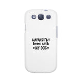 Namastay Home White Cute iPhone 5 Case Mothers Day Gift For Dog Mom