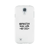Namastay Home White Cute iPhone 5 Case Mothers Day Gift For Dog Mom