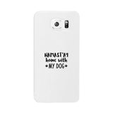 Namastay Home White Cute iPhone 5 Case Mothers Day Gift For Dog Mom