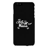 Fur Mama White Cute Cell Phone Case For Dog Lover Gifts