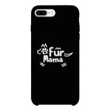Fur Mama White Cute Cell Phone Case For Dog Lover Gifts