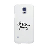Fur Mama White Cute Cell Phone Case For Dog Lover Gifts