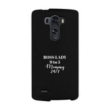 Boss Lady Mommy White Phone Case For Moms Funny Mothers Day Gift