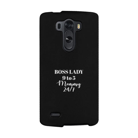 Boss Lady Mommy White Phone Case For Moms Funny Mothers Day Gift