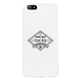 This Guy Love His Daughter White Phone Case