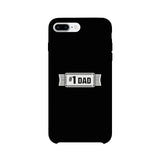 #1 Dad Black Phone Case