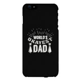 World's Okayest Dad Black Phone Case