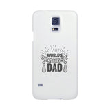 World's Okayest Dad White Phone Case