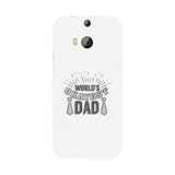 World's Okayest Dad White Phone Case