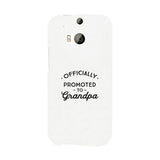 Officially Promoted To Grandpa White Phone Case