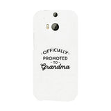 Officially Promoted To Grandma White Phone Case