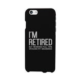 Retired Grandkids Case Funny Grandparents Birthday Gift Phone Cover