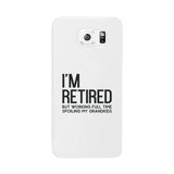 Retired Grandkids Case Funny Grandparents Birthday Gift Phone Cover