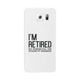 Retired Grandkids Case Funny Grandparents Birthday Gift Phone Cover