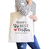 World's Best Stepmother Unique Design Canvas Bag Gifts For Stepmoms