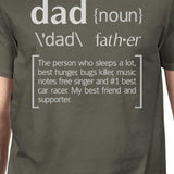 Dad Noun Mens Dark Grey Round Tee Fathers Day T-shirt Unique Design