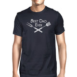 Best Bbq Dad Mens Navy Cotton Tee Unique Fathers Day Gifts For Dad