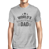 World's Greatest Dad Mens Cotton Graphic Tee Unique Design T-Shirt