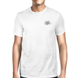 World's Best Dad White Vintage Design Crew Neck Graphic Tee For Men